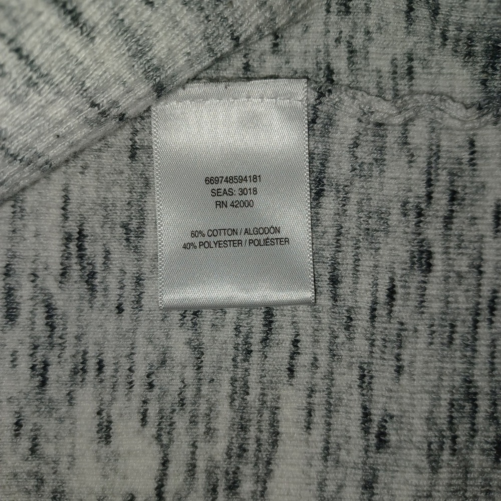 Women's‎ Basic Editions Black & White Open Cardigan with Front Pockets Size 2X - Picture 7 of 8